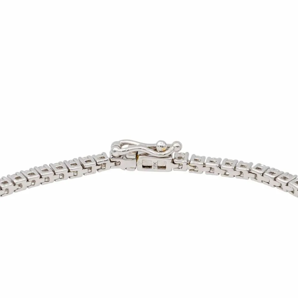 Bracelet Ligne Or blanc Diamant