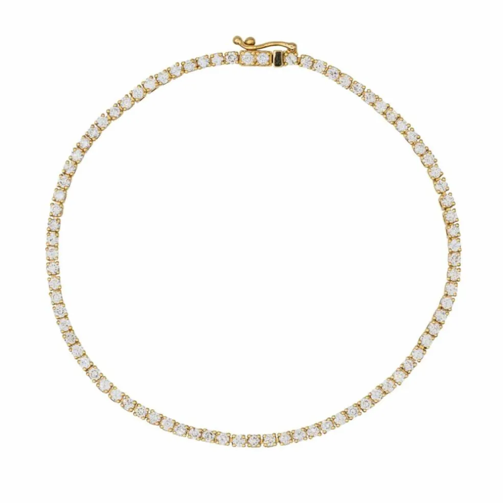 Bracelet Ligne Or jaune Diamant