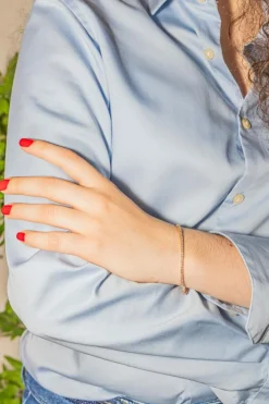 Bracelet Ligne Or jaune Diamant