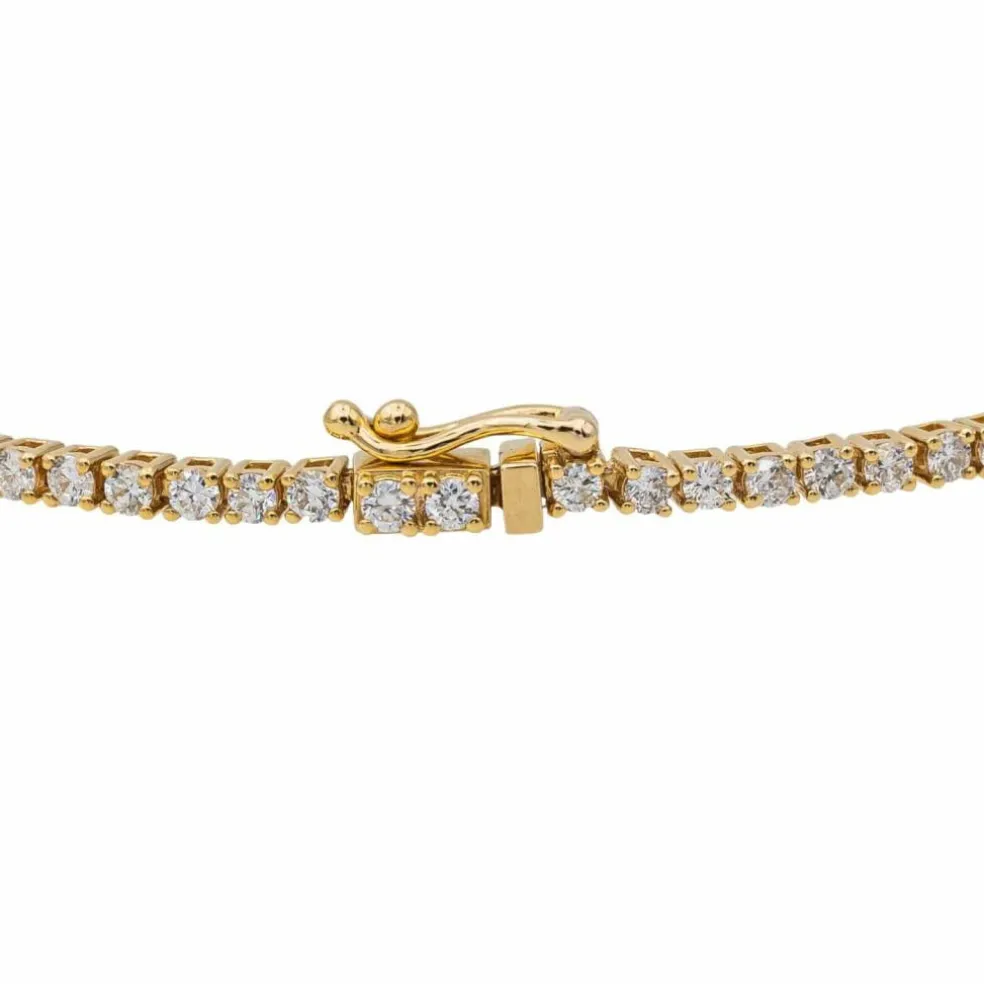 Bracelet Ligne Or jaune Diamant