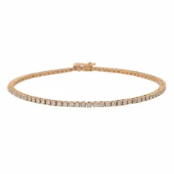 Bracelet Ligne Or rose Diamant
