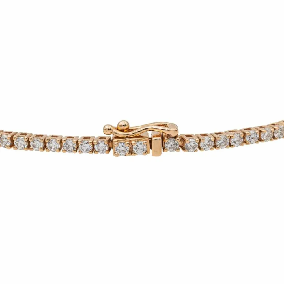 Bracelet Ligne Or rose Diamant