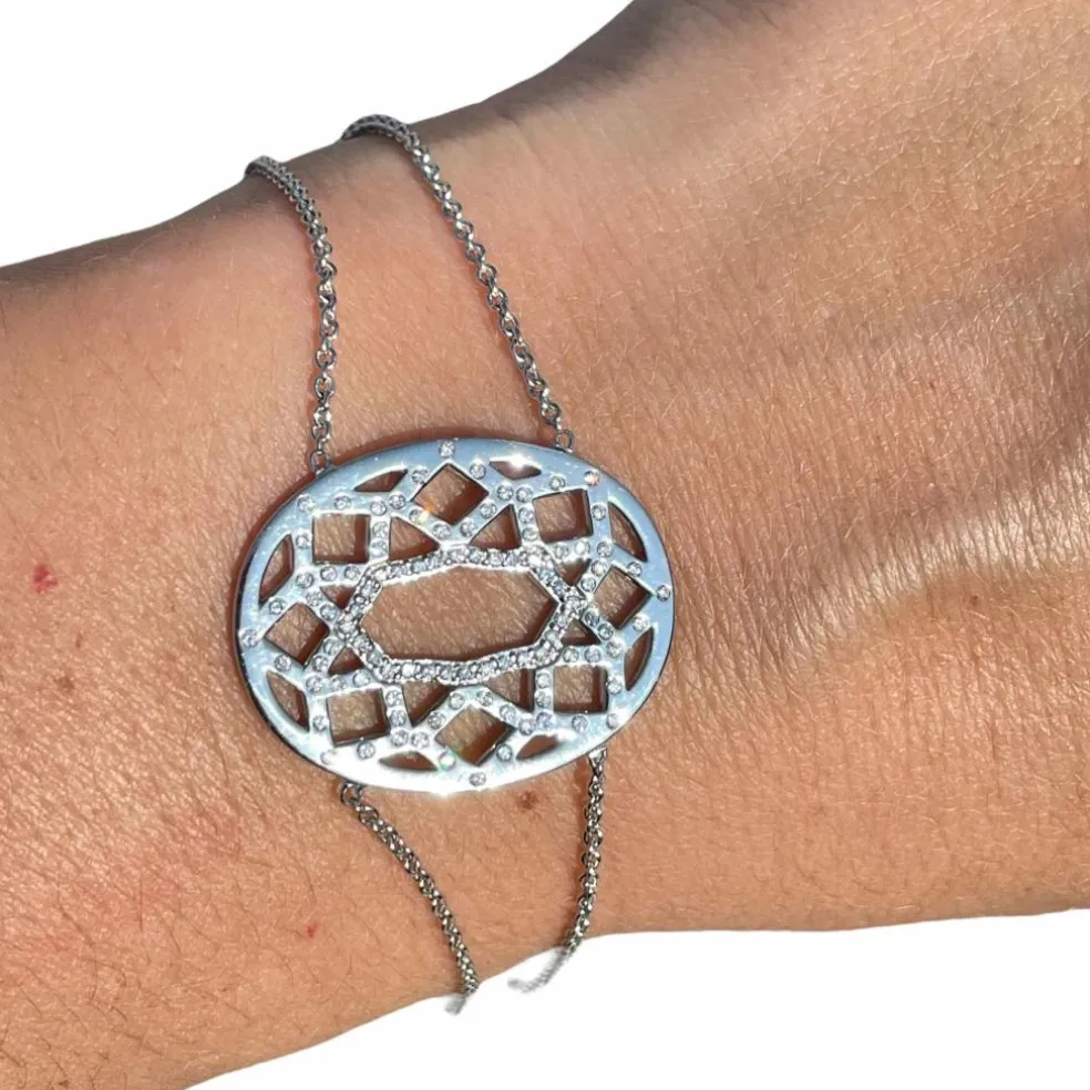 Bracelet Lisonia diamants en or blanc 18 carats
