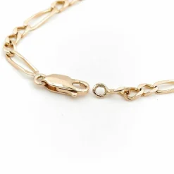 Bracelet Maille alternée Or jaune