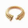 Bracelet maille américaine or jaune