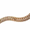 Bracelet maille américaine or jaune