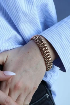Bracelet Maille américaine Or jaune