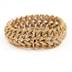 Bracelet Maille américaine Or rose
