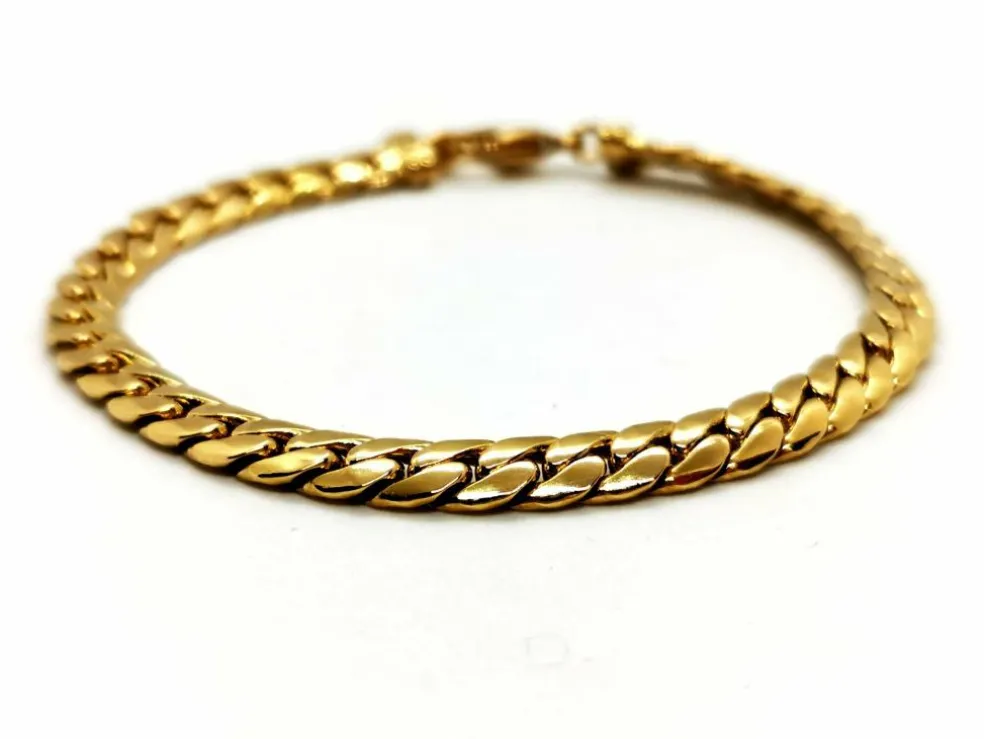 Bracelet Maille anglaise Or jaune