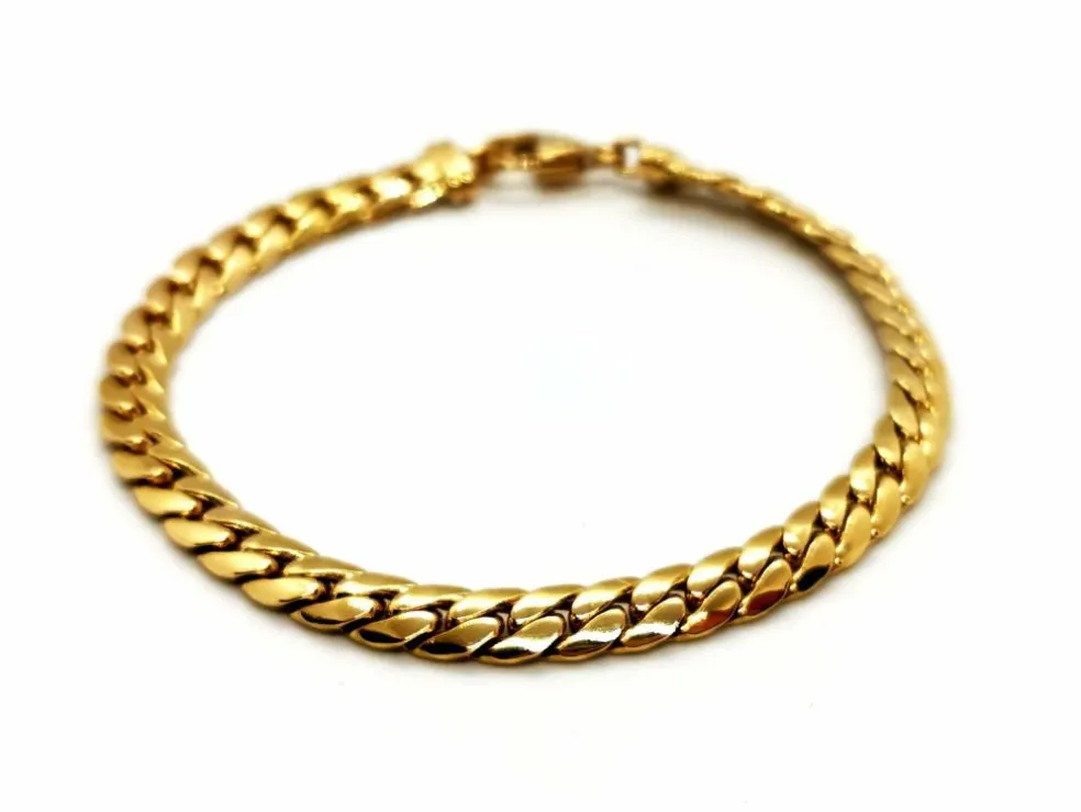 Bracelet Maille anglaise Or jaune