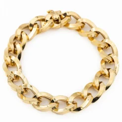 Bracelet Maille gourmette Or jaune