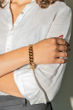 Bracelet Maille gourmette Or jaune