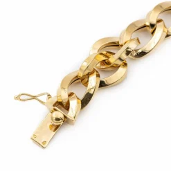 Bracelet Maille gourmette Or jaune