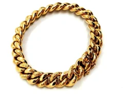 Bracelet Maille gourmette Or jaune