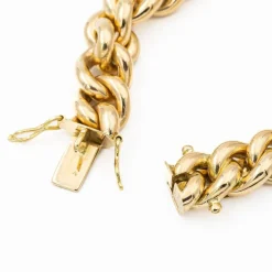 Bracelet Maille gourmette Or jaune