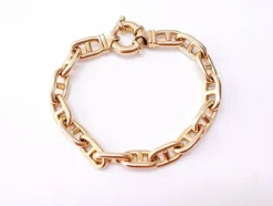Bracelet maille marine Or jaune 18K