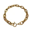 Bracelet maille ovale drappée, fin XIXe siècle