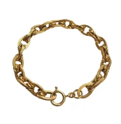 Bracelet maille ovale drappée, fin XIXe siècle