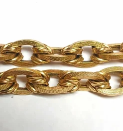 Bracelet maille ovale drappée, fin XIXe siècle