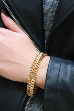 Bracelet Maille sorcière Or jaune