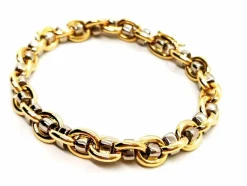 Bracelet Maille souple Or jaune, Or blanc