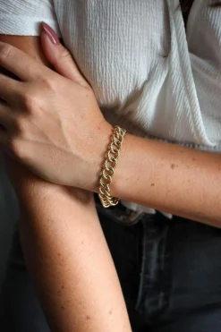 Bracelet Maille torsadée Or jaune