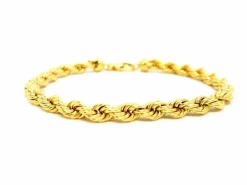 Bracelet Maille torsadée Or jaune