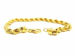 Bracelet Maille torsadée Or jaune