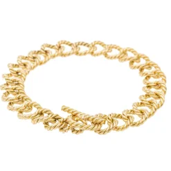 Bracelet Maille torsadée Or jaune