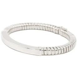 Bracelet Maille tubogas Or blanc