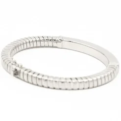 Bracelet Maille tubogas Or blanc