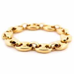Bracelet maillons grains de café