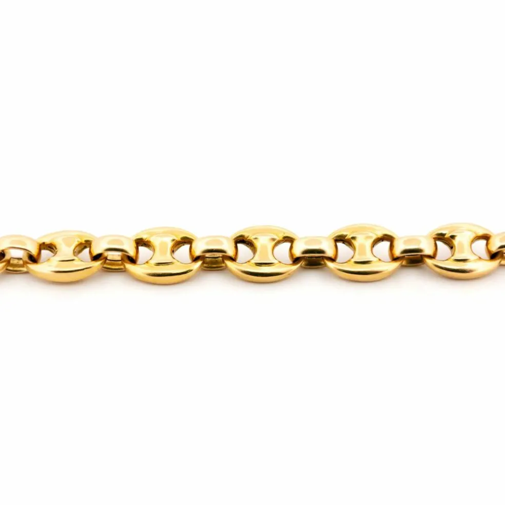 Bracelet maillons grains de café