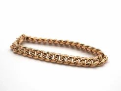 Bracelet maillons or jaune