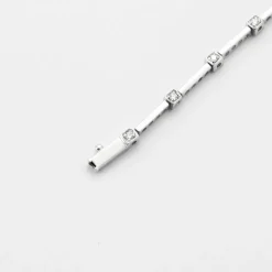 Bracelet maillons rectangulaires Diamants