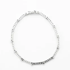 Bracelet maillons rectangulaires Diamants