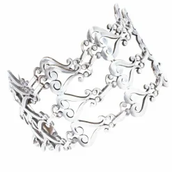 Bracelet manchette en argent