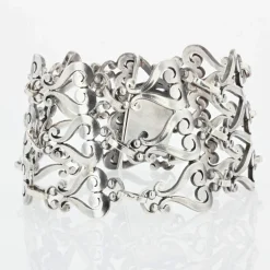 Bracelet manchette en argent