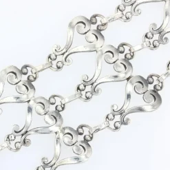 Bracelet manchette en argent