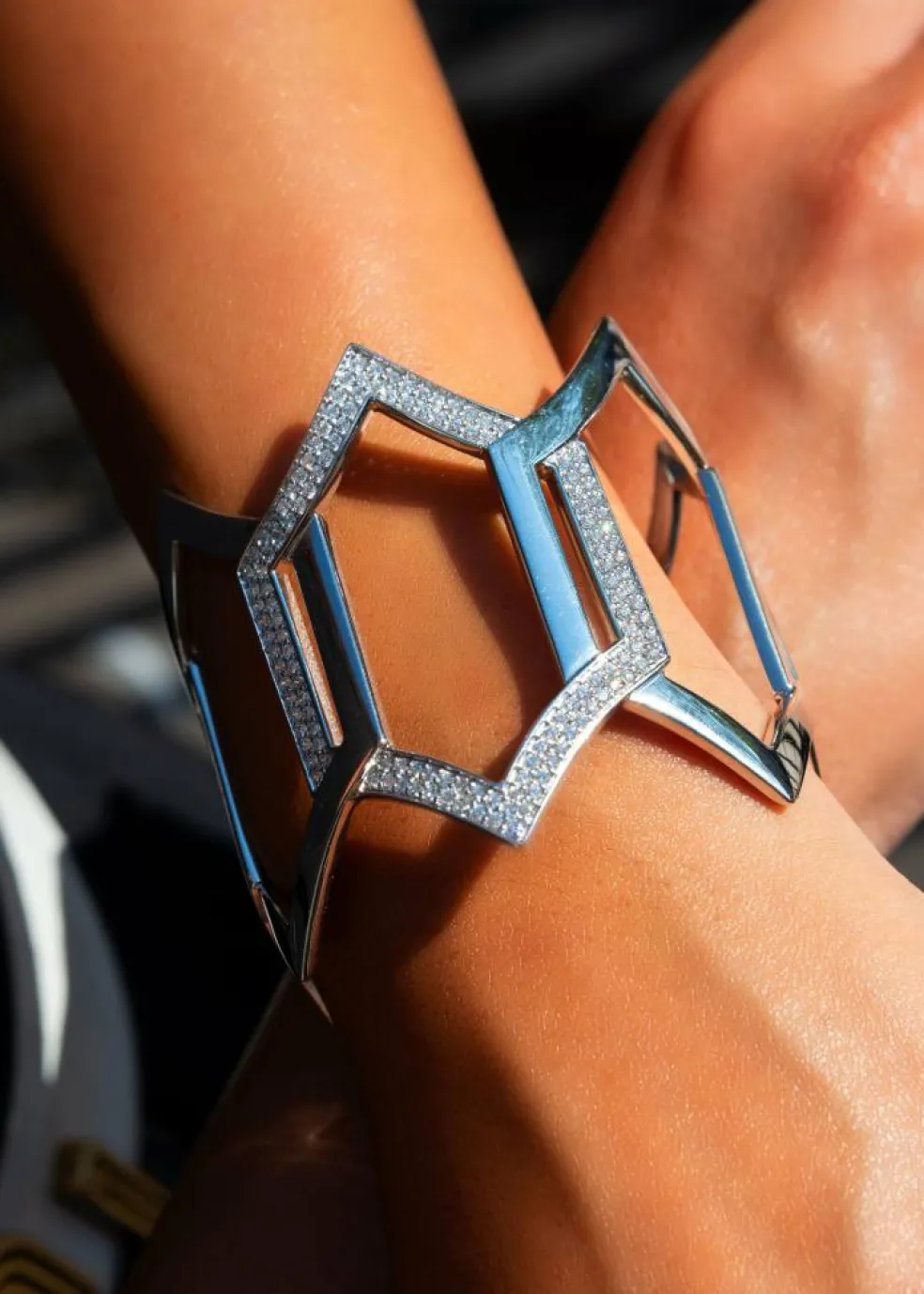 Bracelet manchette Messika Harlequin