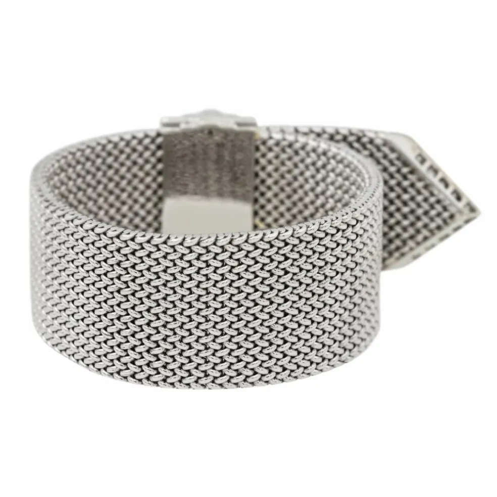 Bracelet Manchette Or blanc Diamant