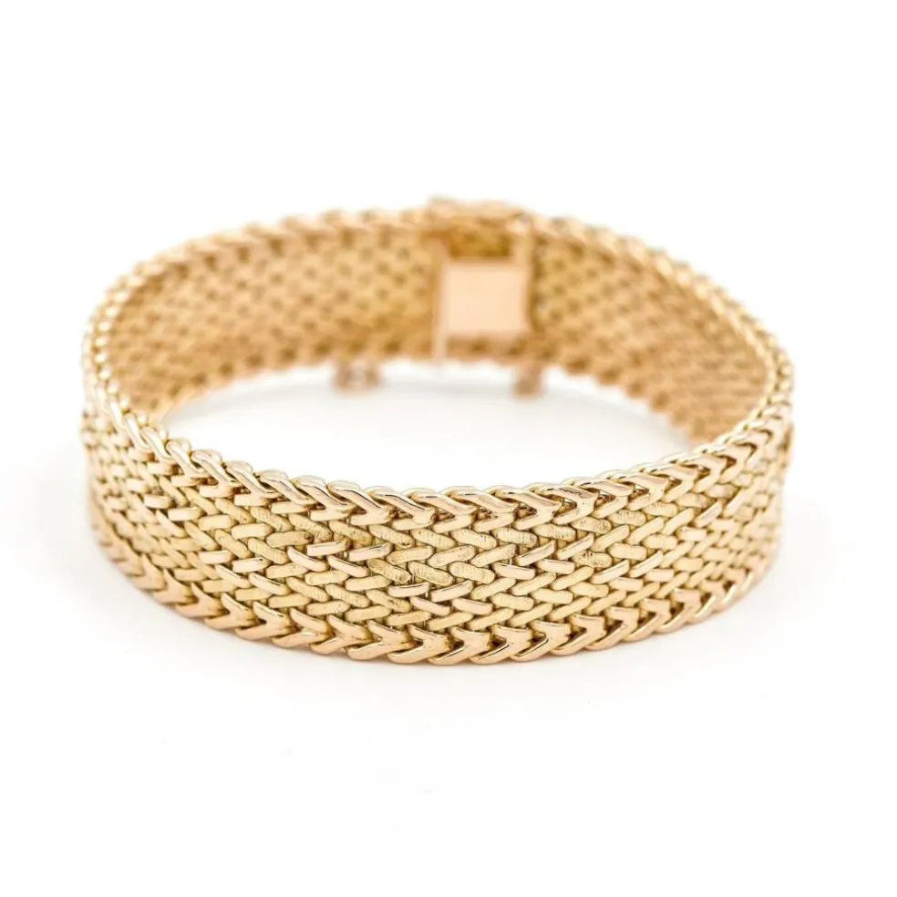 Bracelet Manchette Or jaune