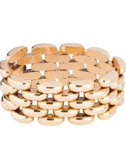 Bracelet manchette or jaune