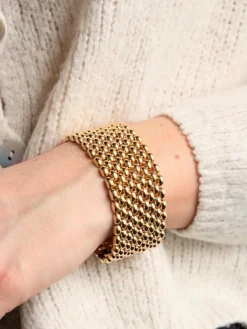 Bracelet Manchette Or jaune
