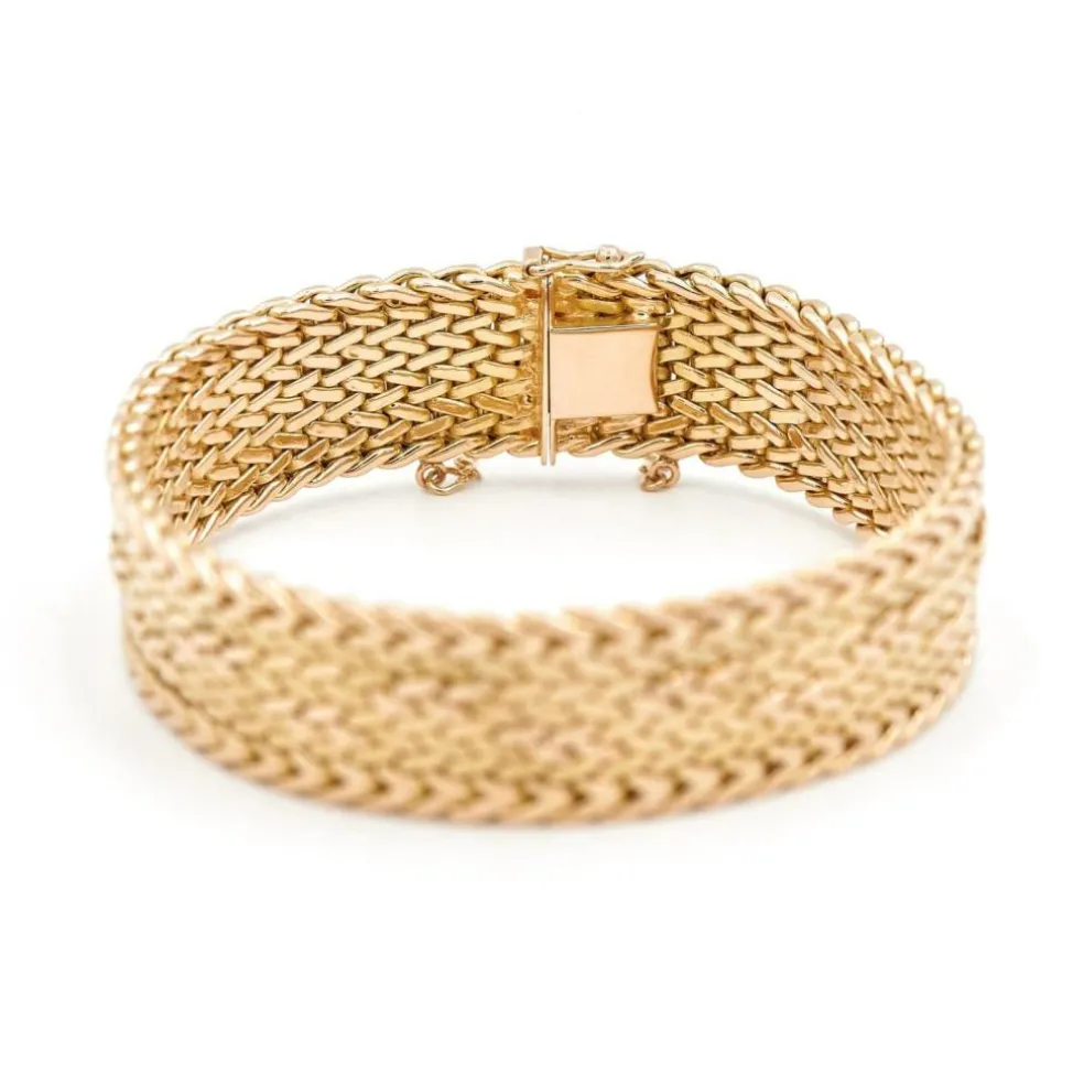 Bracelet Manchette Or jaune