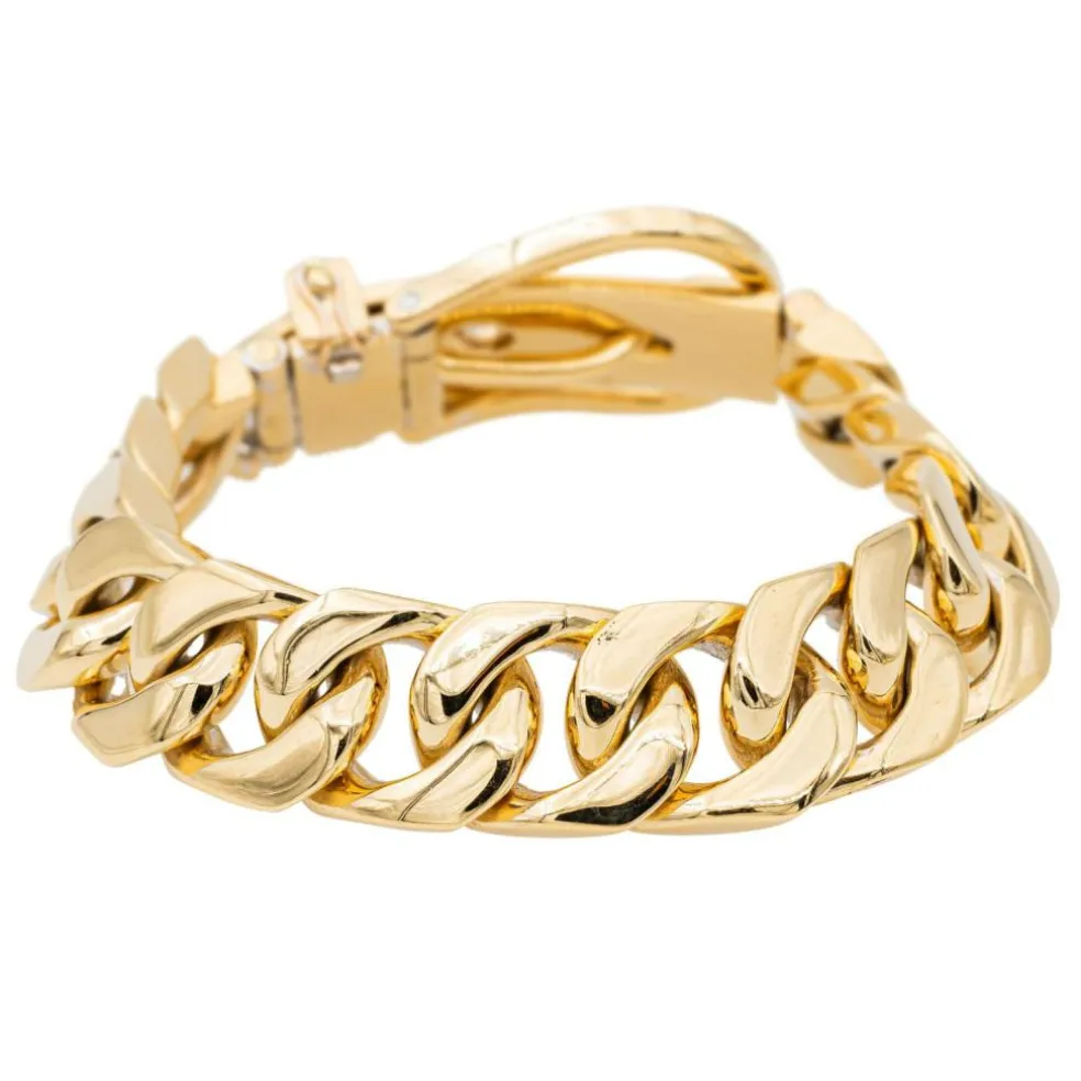 Bracelet Manchette Or jaune Diamant