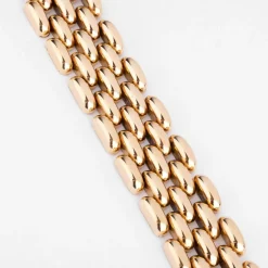 Bracelet manchette or jaune