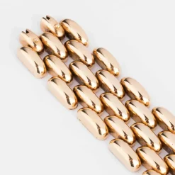 Bracelet manchette or jaune