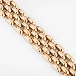 Bracelet manchette or jaune