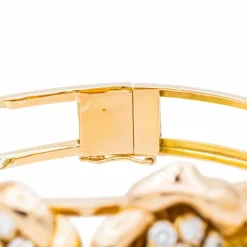 Bracelet Manchette Or rose Diamant